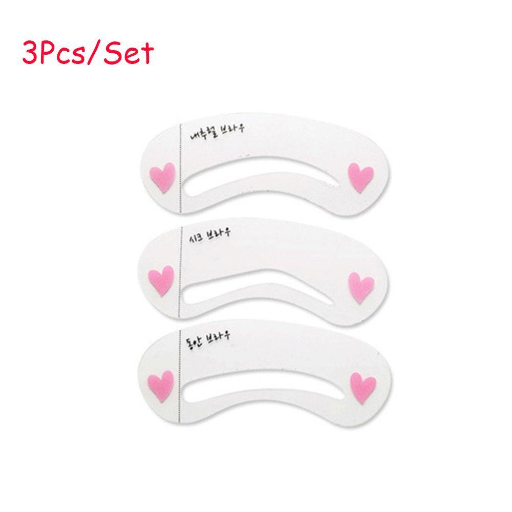 Agustina Up Set Reusable Stencils with Grooming Stencil Kit Gaya Template Pembentuk Alis