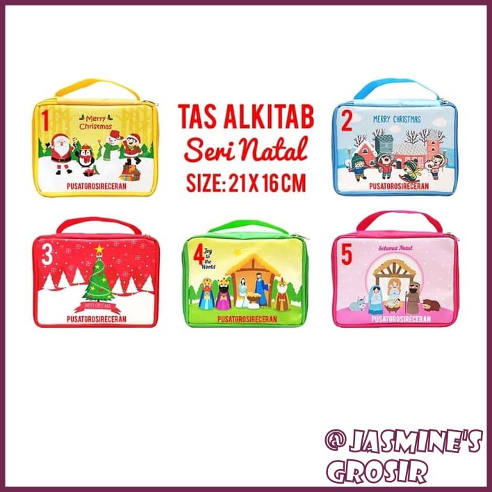 

Tas Alkitab Seri Natal Bibble Bag Suvenir Natal Sekolah Minggu Gereja