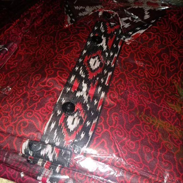 Size M L Xl Xxl Xxxl Bswart Batik Hrb026 Kenongo Hem Pendek Padi Pekalongan M L Xl Batik Baju Batik