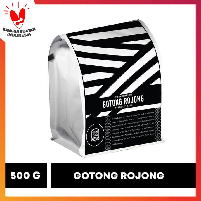 

Kopi Arabika Robusta Gotong Rojong 500G | Signature Blend Mrocoffee - Biji Sangrai New