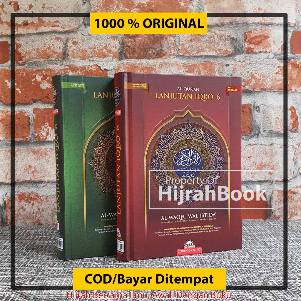 AL Quran Lanjutan Iqro 6  AL Quran Belajar Mudah AL Quran Non Terjemah Ukuran Sedang  14.5x20cm  C0D