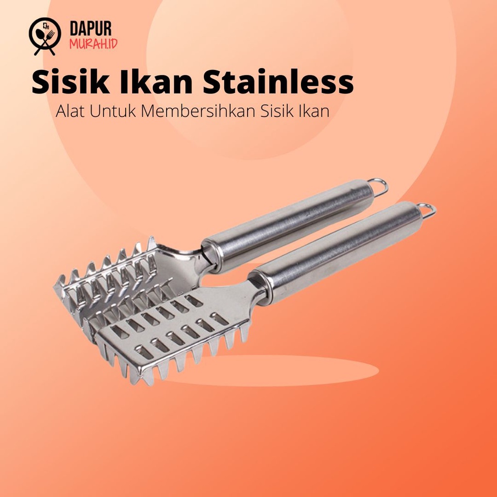 Pembersih Sisik Ikan Stainless Steel Murah