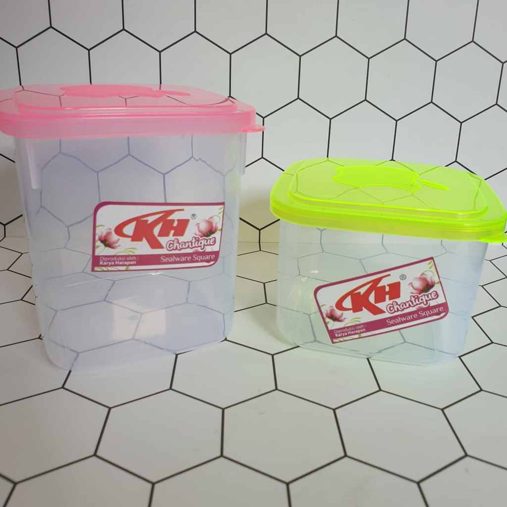 [ KH ] Chantique Square Sealware / Toples Murah / Toples Kotak / Sealware Plastik