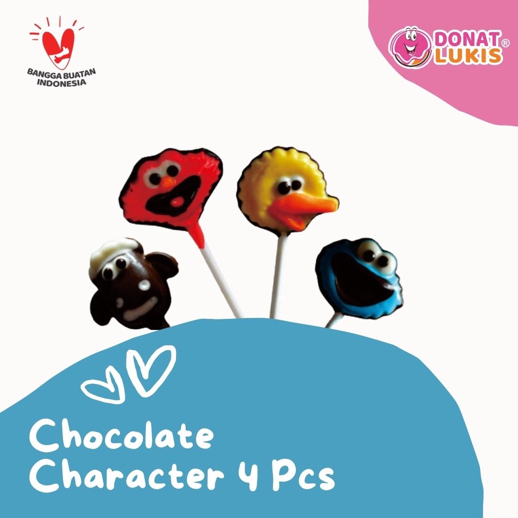 

chocolate character 4 pcs