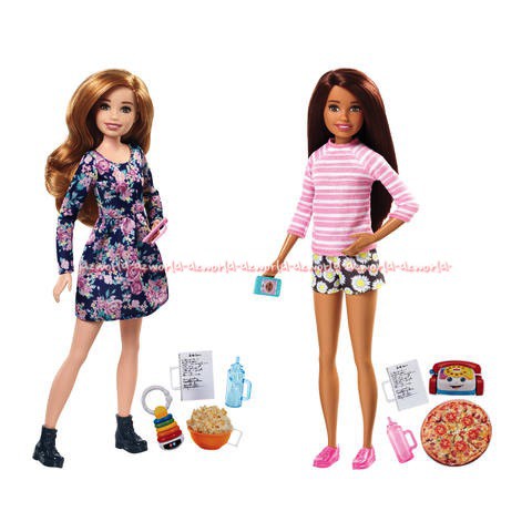 Barbie Skipper Babysister Suster Pengasuh Anak Barbie Career Doll