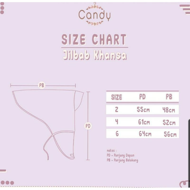 Jilbab Anak Khansa 2in 1 Jilbab Candy Original