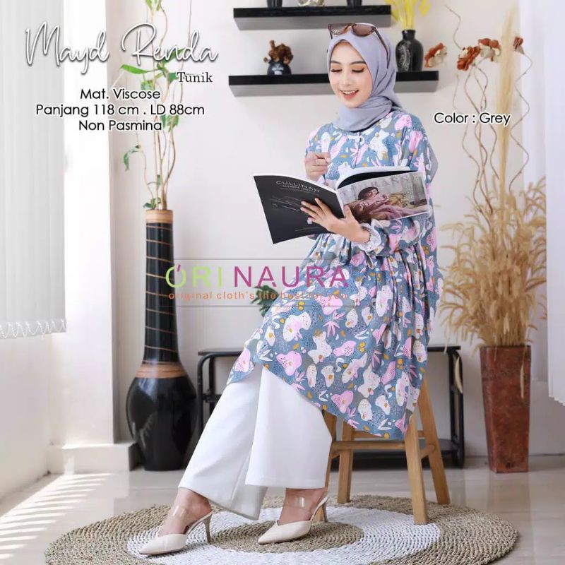 MAYD RENDA TUNIK BY ORI NAURA / TUNIK MAYD RENDA BY ORI NAURA