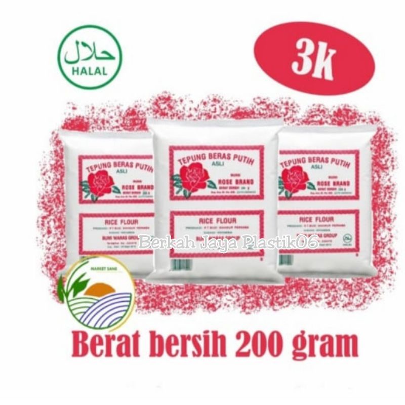 

Tepung Beras Rose Brand 200Gram