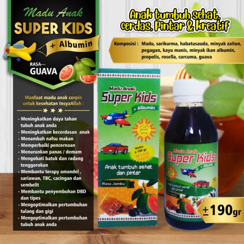 

madu super kids 190 gr