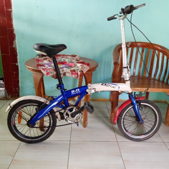 Sepeda lipat exotic 2.0 clasic bicycle 16 inch bekas