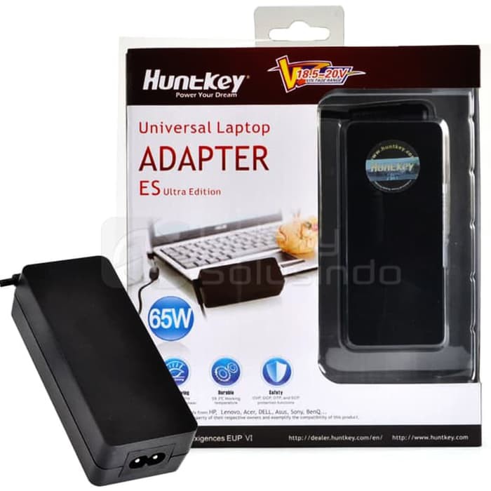 Huntkey 65W ES Ultra Edition Universal Laptop Adapter