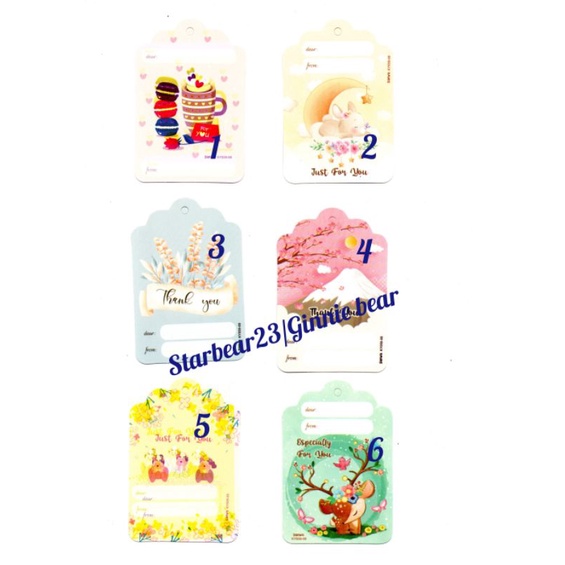 

Gifttag/hand tag thanks (sw)