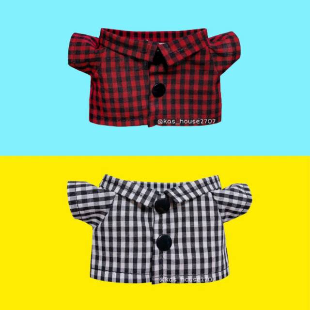 PO Kpop doll clothes kemeja for doll 20cm baju boneka kpop EXO