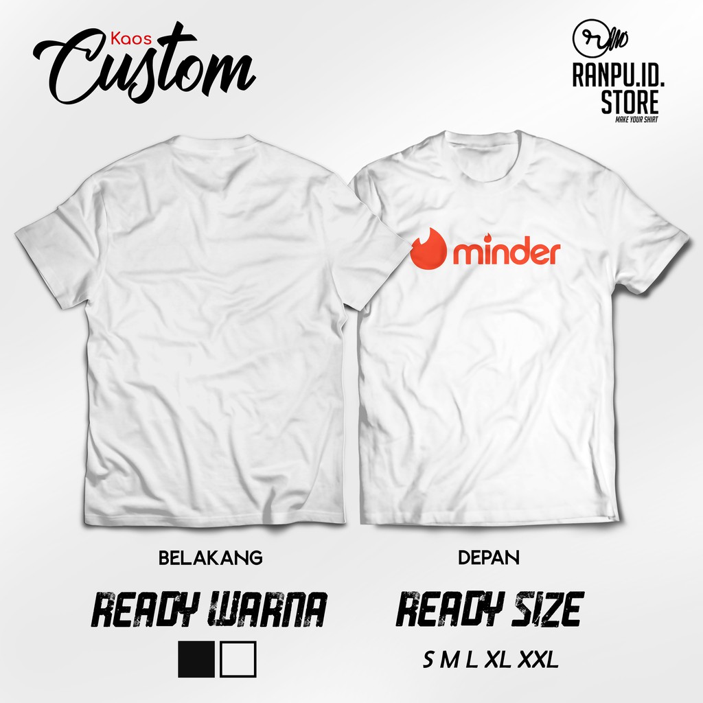 T-Shirt Kaos Plesetan Tinder
