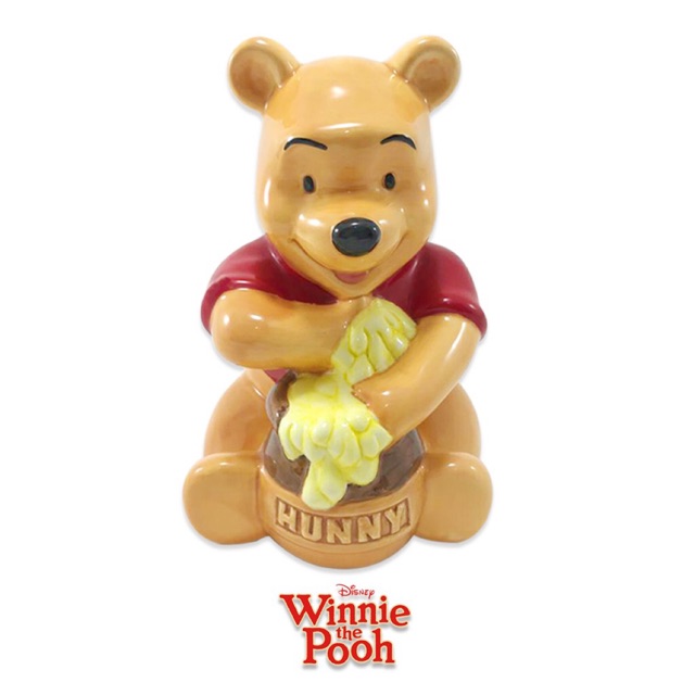 (DISNEY) Winnie the Pooh Honey Time Ceramic Piggy Bank/ Celengan keramik/ Money-box