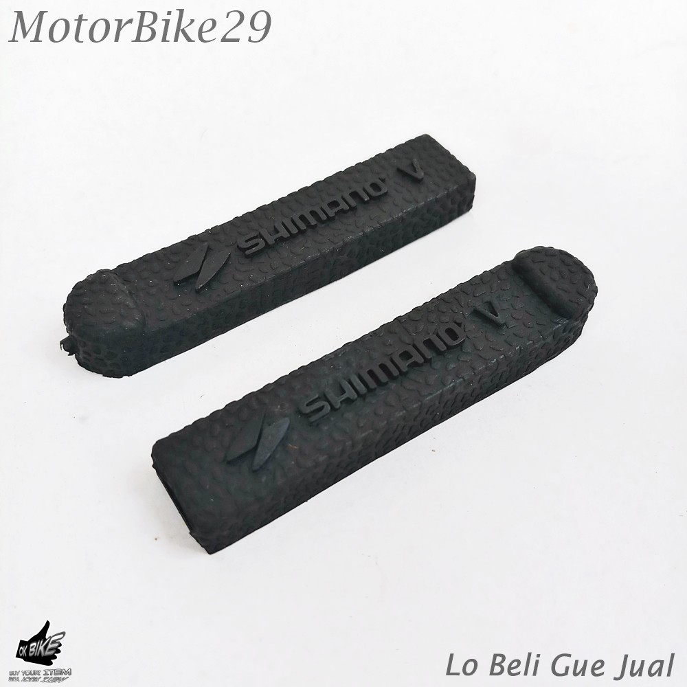 Karet Handle Rem Sepeda Shimano Hitam Kondom Brake Lever