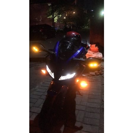 SPION LAMPU SEN 1 SET ZX10R ZX 10 R ZX10R KACA SPION MOGE KAWASAKI NINJA ZX 10R R25 R15 CBR250RR ZX636 R6 250FI