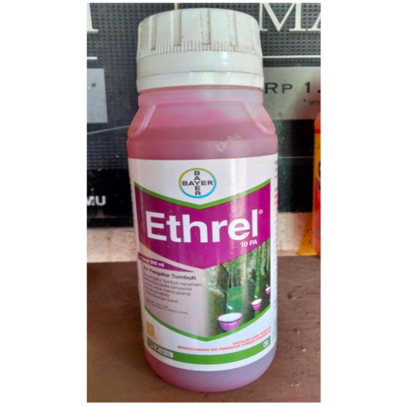 zat ZPT perangsang getah karet Ethrel 500 ml