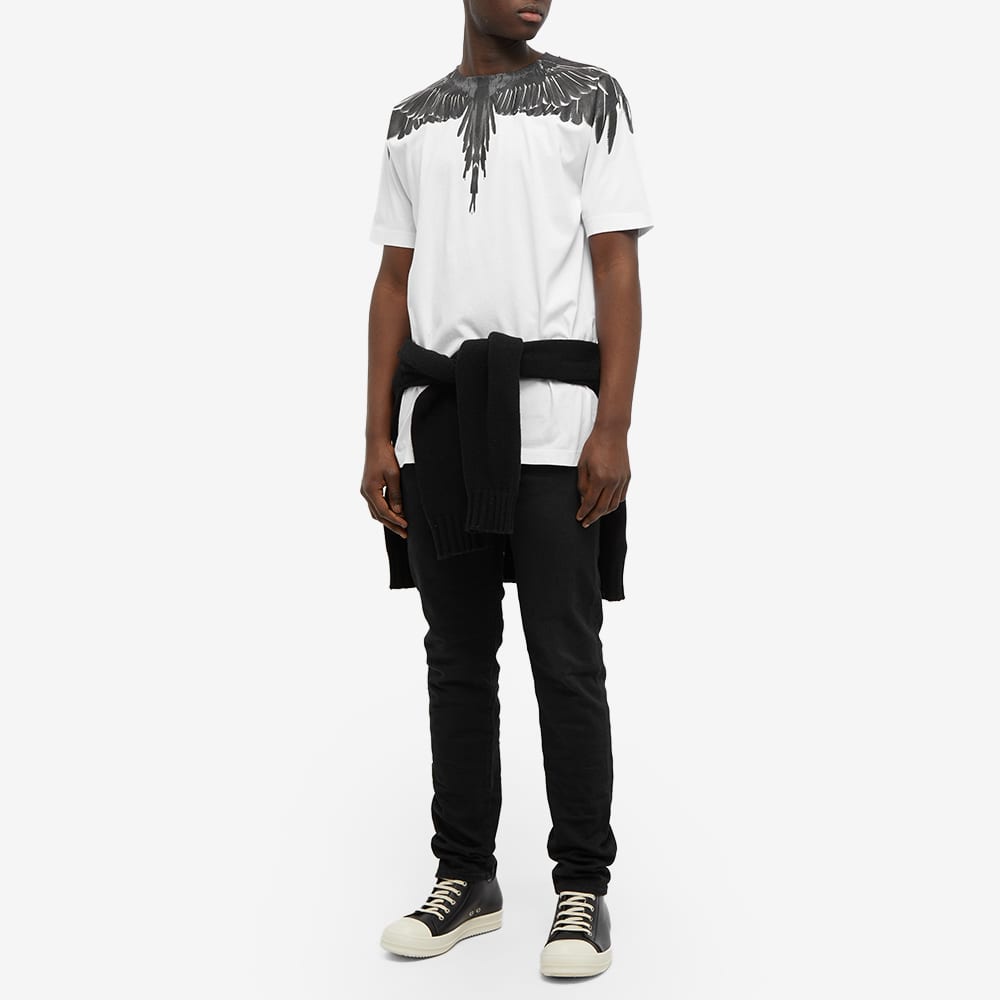 Mrcelo Burlon SS22 Men Icon Wings Regular Tee White/Black