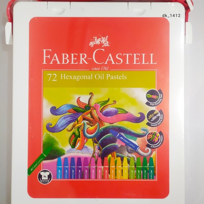 

(BISA COD) Crayon Oil Pastel Faber Castell 72 Warna