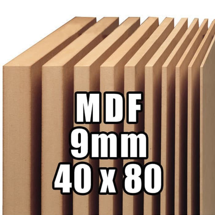 [PROMO EKSKLUSIF] Papan Kayu Premium Mdf 9Mm (40X80)Cm MURAH