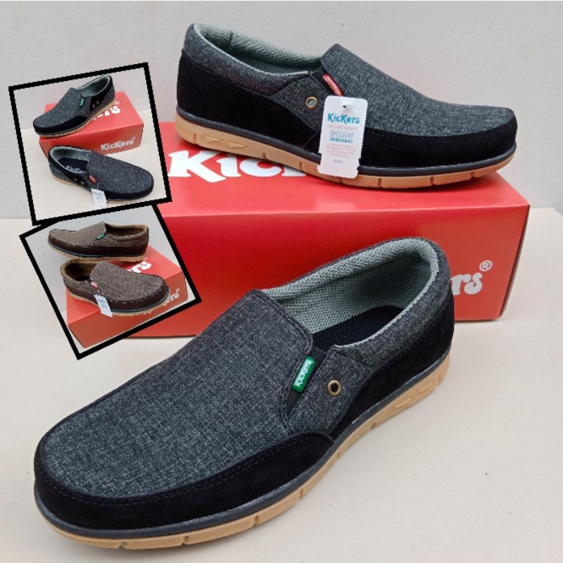 Sepatu Pria Casual Slip On/ Sepatu Kasual Kanvas Pria / Sepatu Pria Terbaru Terkini