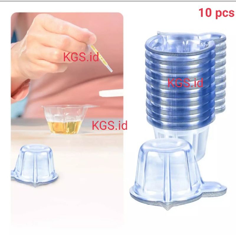 10pcs cup urin - cup urin - cup urine isi 10 pcs