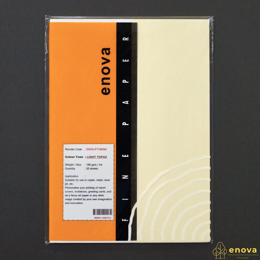 

Fancy Art Paper ENOVA | Light Topaz | A4 180GSM