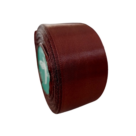 

Pita Satin Coklat Tua 1.5 inch / 4cm Per Roll