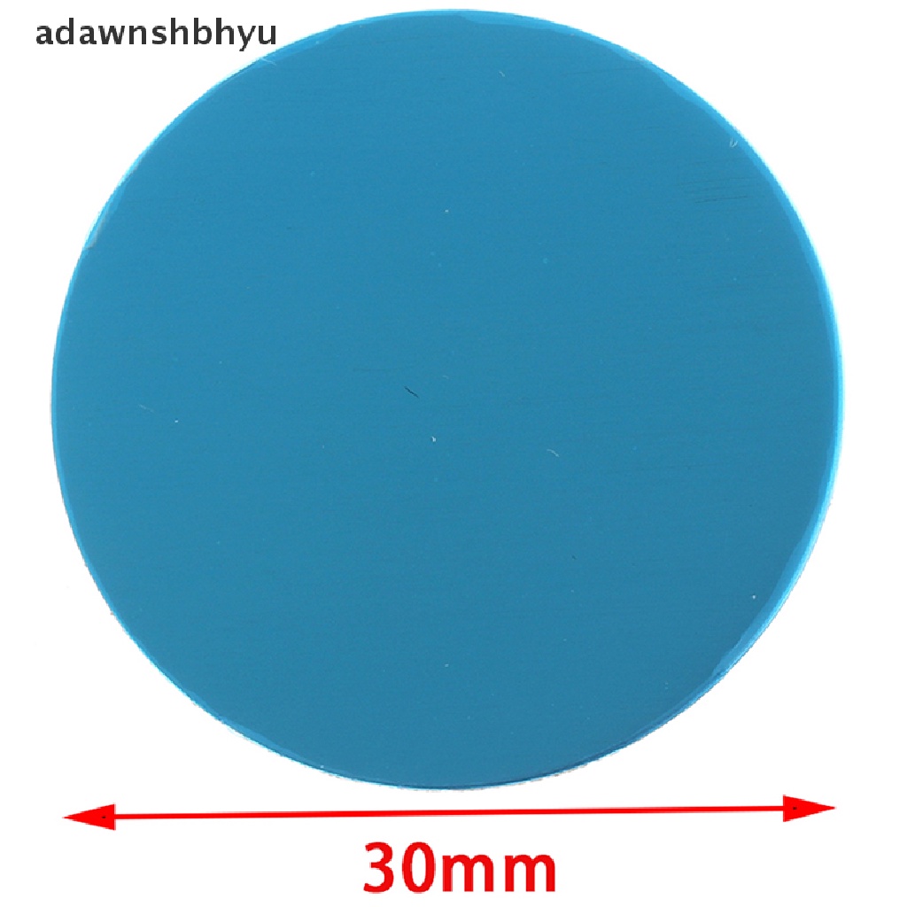Adawnshbhyu 10pcs Untuk Magnetic Car Mount Magnet Phone Holder Plat Metal Stiker Biru