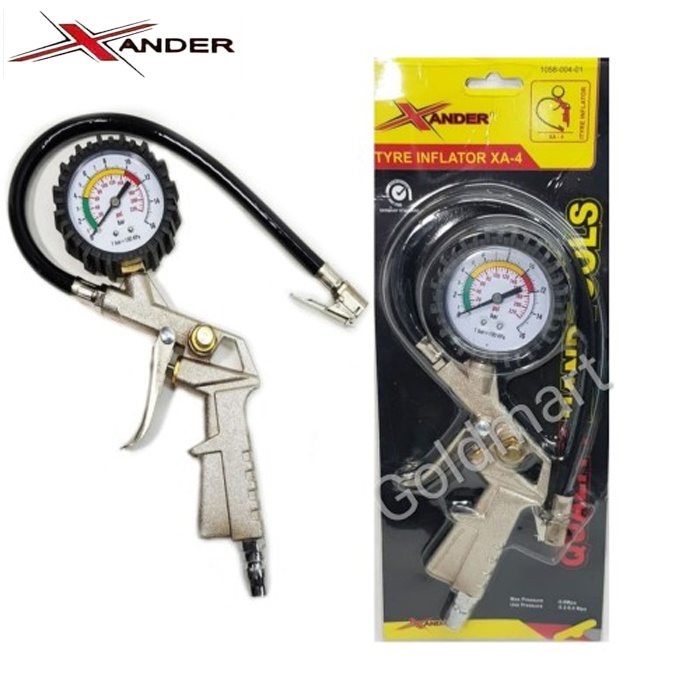 Alat Pengukur Tekanan Angin Ban Xander XA-4 Tire Inflator Gun