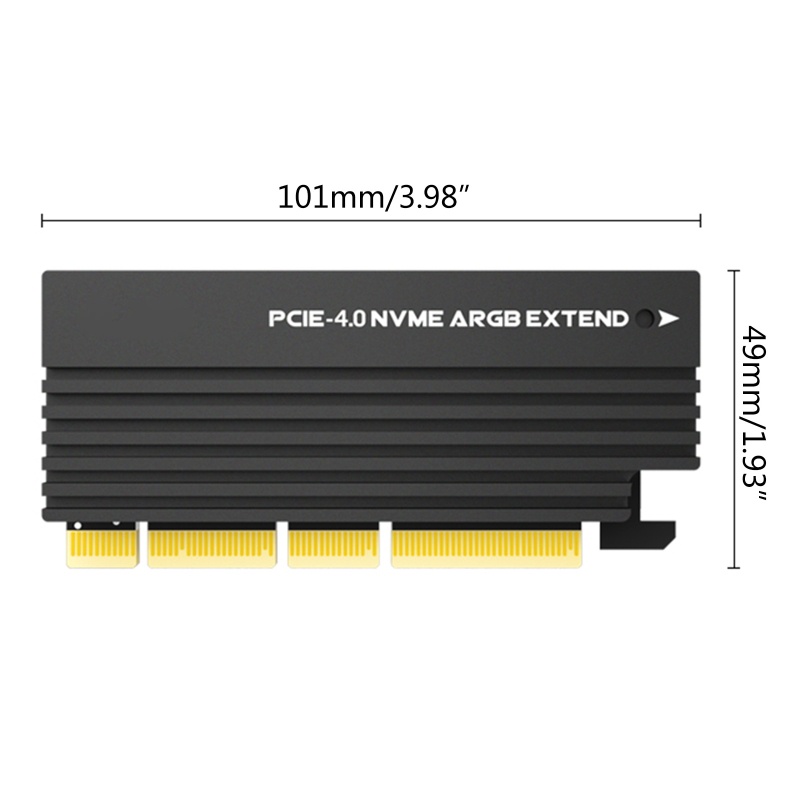 Btsg PCI Untuk Express 4.0 X4 Controller Internal Kartu Ekspanding PCI-E Ke Untuk M.2 NVME