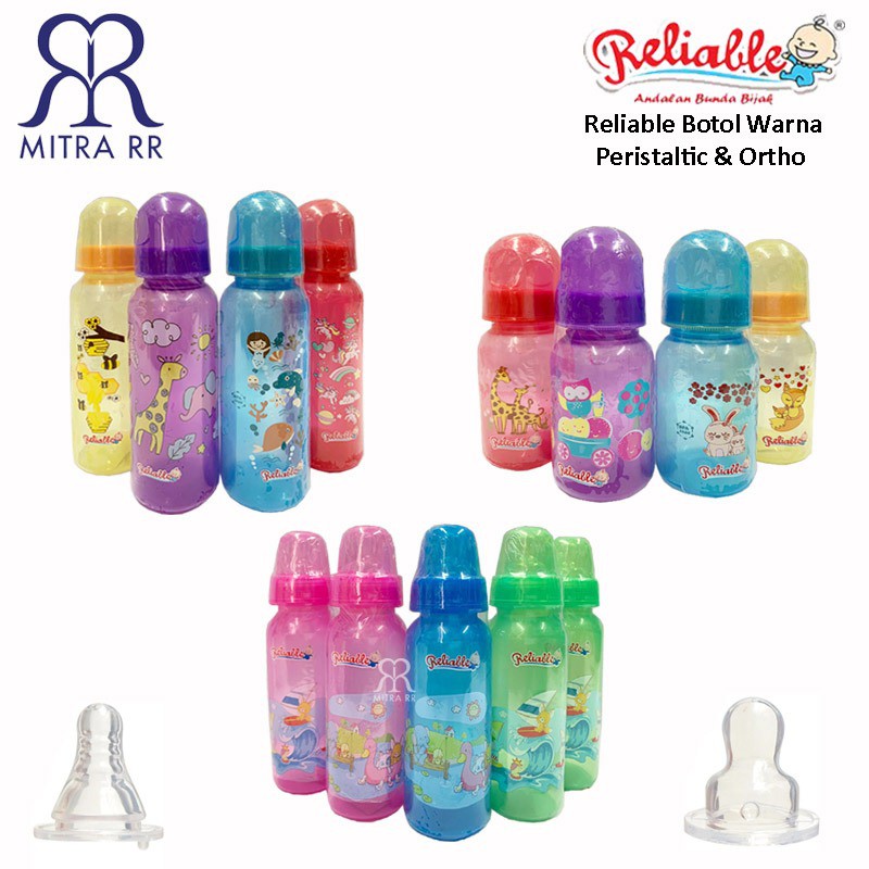 Reliable Botol Susu Warna Peristaltic Orthodentic 60ml