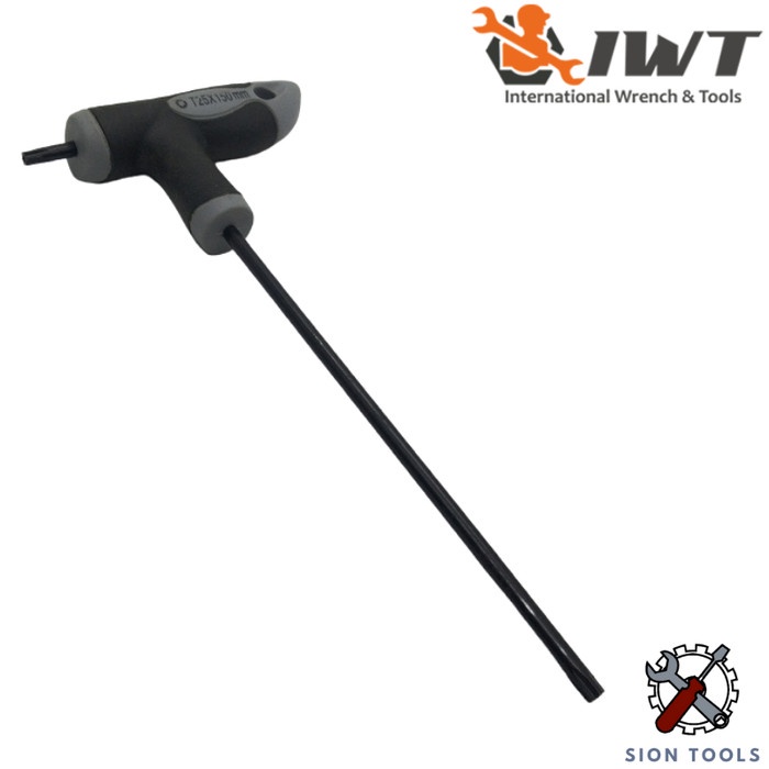 IWT KUNCI L BINTANG LUBANG T-HANDLE T25 / KUNCI L MODEL T