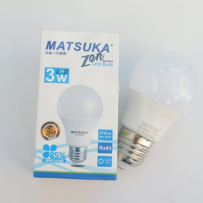 Lampu Led Matsuka ZEN 3 5 10 12 Watt Super Terang Bergaransi