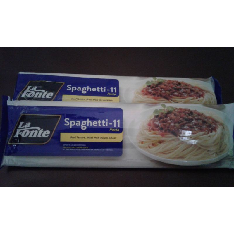 Spaghettini spaghetti 450 spageti spagety pasta mie instan la fonte lafonte besar 450 gram