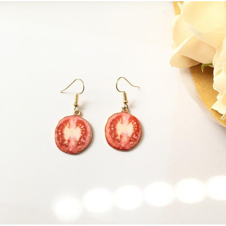 ★ODS★ FA28  Anting Piercing Desain Aneka Buah Bahan Akrilik Gaya fashion  Korea  Wanita