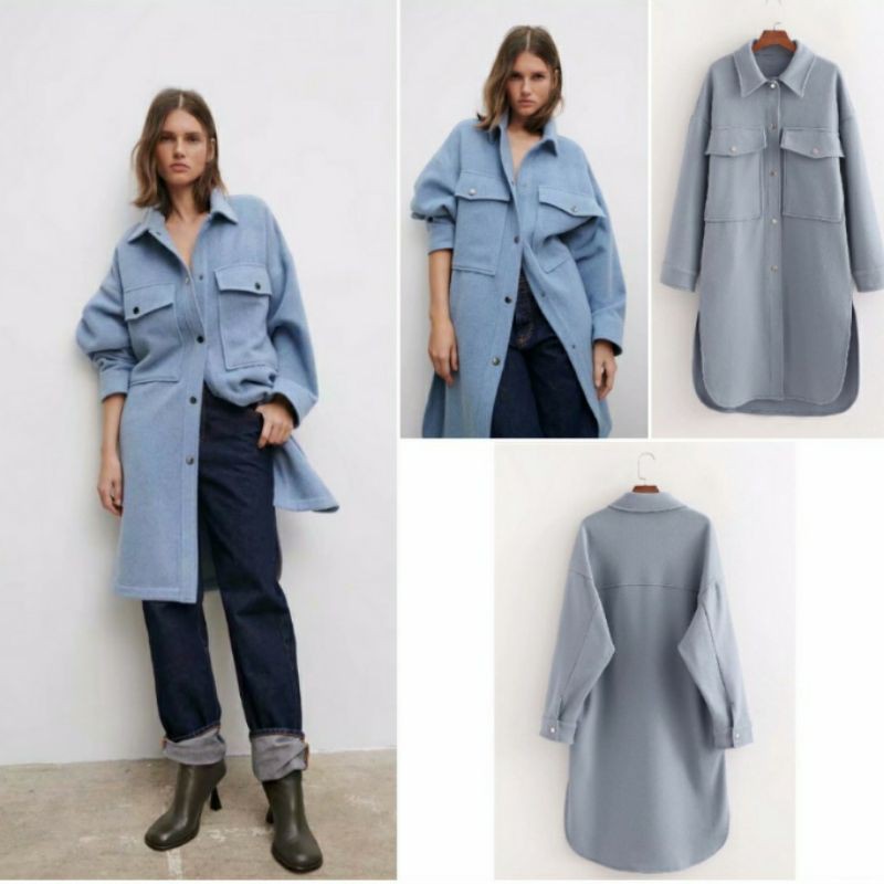 COAT JUMBO REAL PIC // VERY GOOD QUALITY HALUS TEBAL LD110 BAHAN WOOL IMPORT (L.XL.XXL)