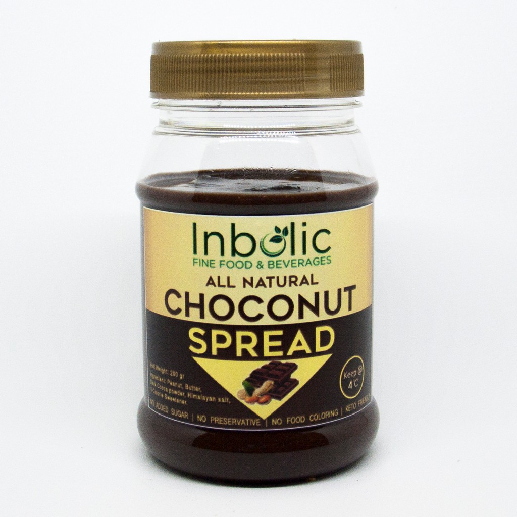 

Inbolic Choconut / Selai Coklat Kacang - Sugarfree - Keto Friendly