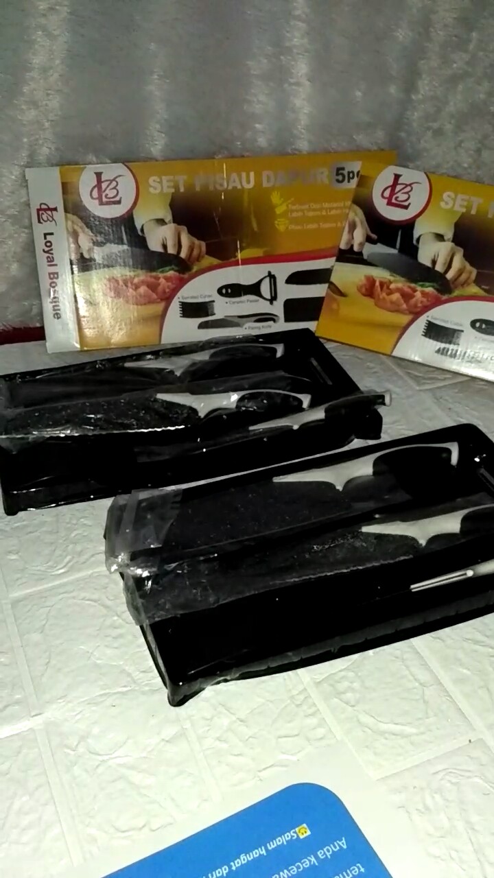 Pisau Set Dapur 5pcs Batu Maifan