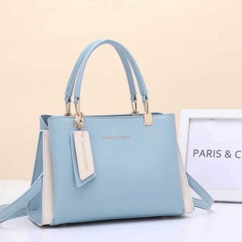 Paris Classic Tas Wanita Import Branded Original Terbaru Handbag Selempang Wanita Top Handle Bag Tas Fashion Wanita Import [PC 21022]