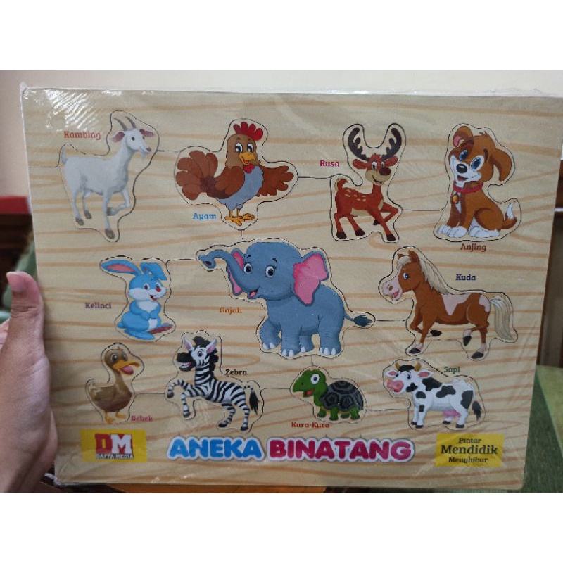 Puzzle Kayu Mainan Anak Daffa Media
