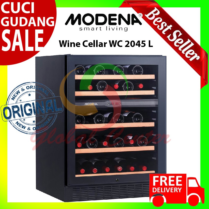 Wine Cellar Modena WC 2045 L Original Garansi Resmi