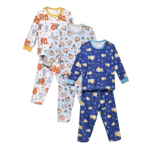 Velvet Junior Murah Setelan Piyama Aruchi Anak Panjang Baju Anak / Baju Bayi S M XXL SNI Premium