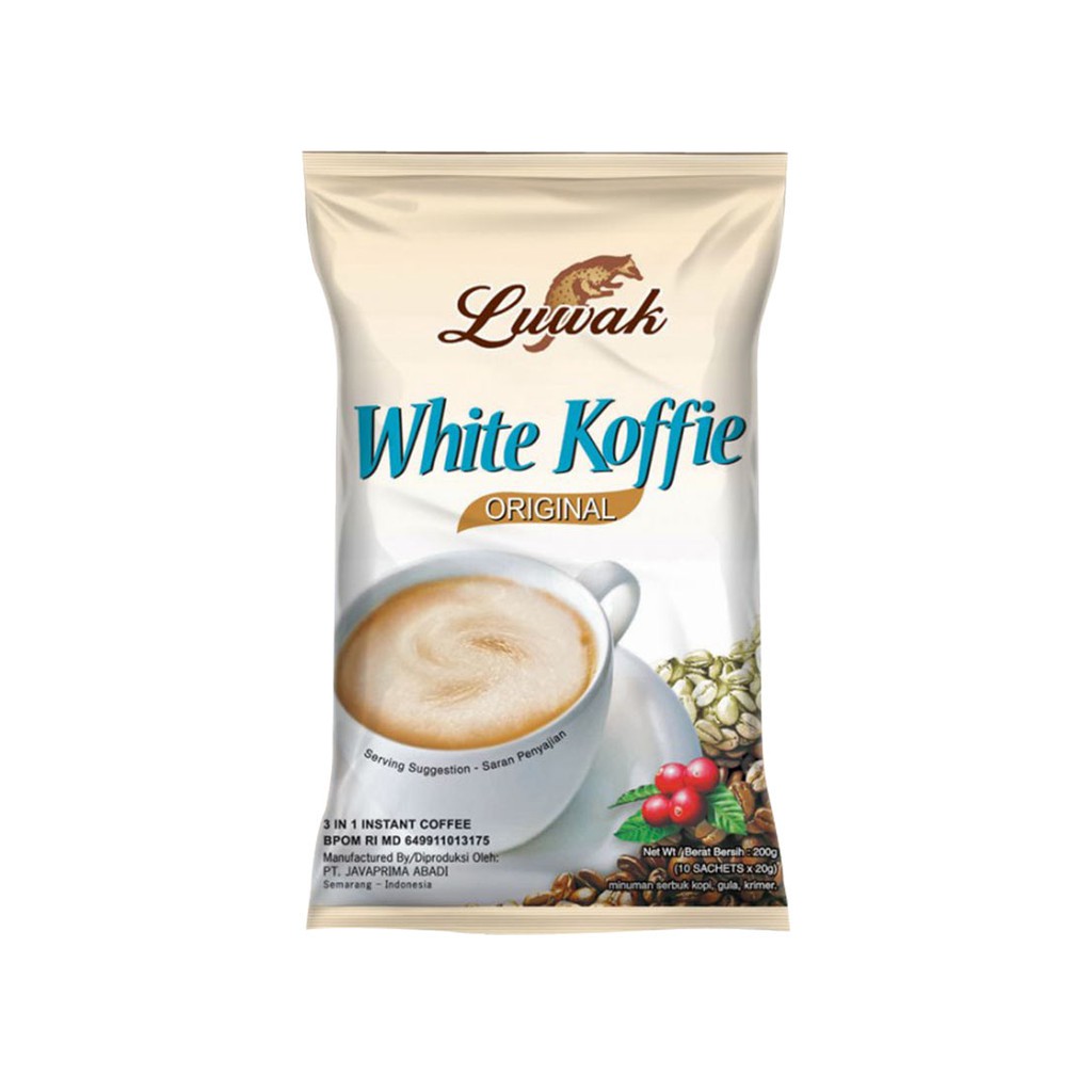 

LUWAK WHITE KOFFIE ISI 10