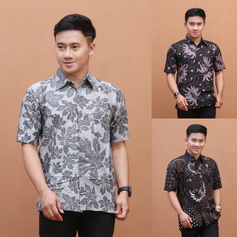 NEW ARRIVAL DISTRO BATIK PRIA BORDIR SOGAN HRB026 BATIKAF NOTOARTO BATIK IPNU-IPPNU HEM PRIA