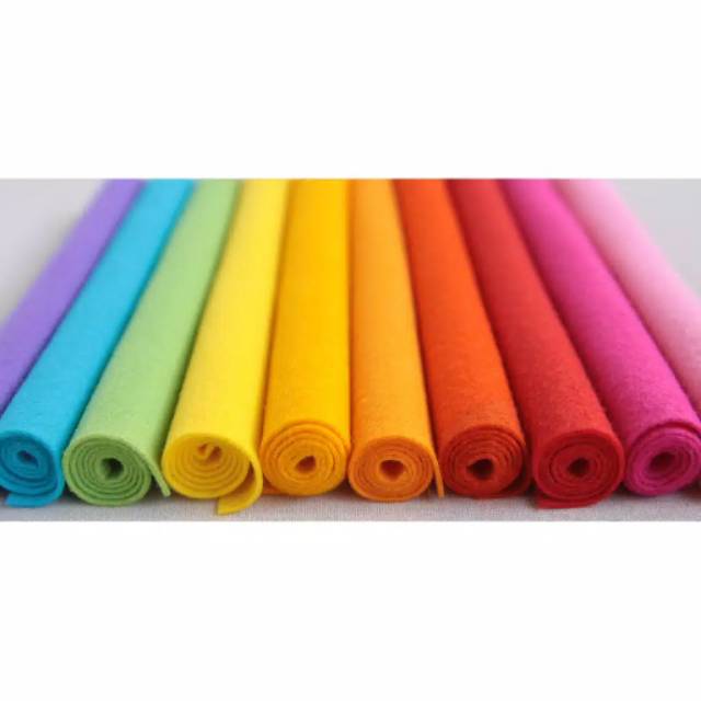 Kain flanel meteran polosan