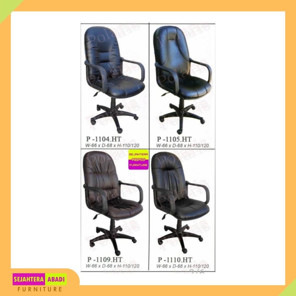 Kursi Kantor, Kursi Manager, Kursi staff, Kursi Putar Hidrolis Polaris