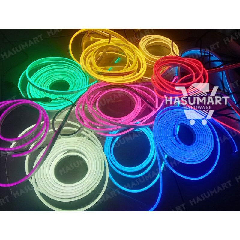 Lampu Neon Flex Sign 12V Per Meter (Bisa Potong Per 2,5cm)