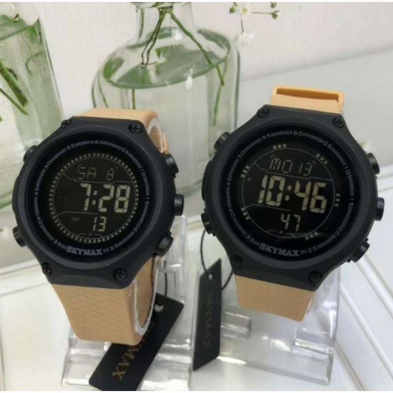 SKYMAX JAM TANGAN COUPLE DIGITAL (WATER PROFFF)